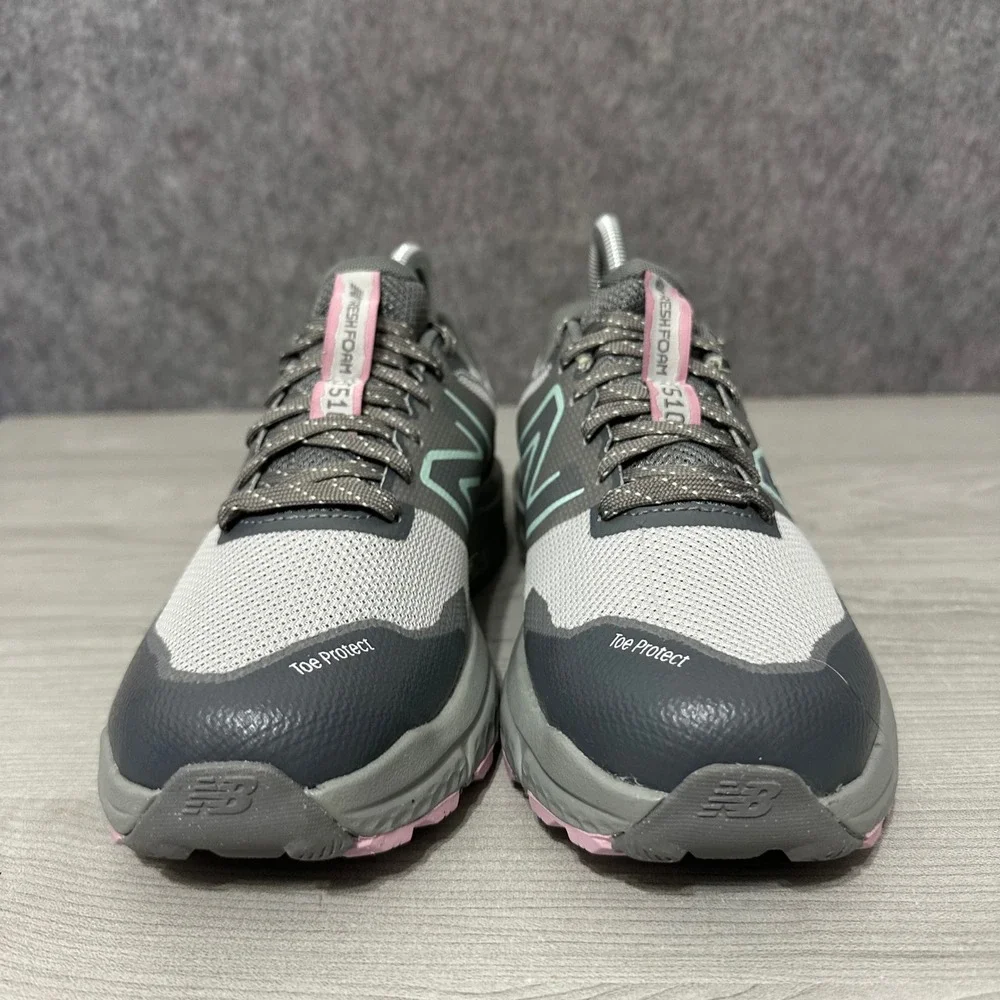 NEW New Balance Fresh Foam 510v6 Trail Running Shoes Womens 8‎ Grey Lilac Cloud